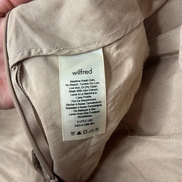 ARITZIA Wilfred Cairo Brax Linen Jumpsuit US 0 - Picture 11 of 11